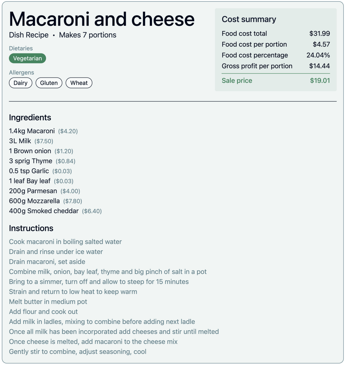 Recipe Book